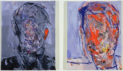 Hartley and Hume Shawcross, 1985 by Stephen Finer